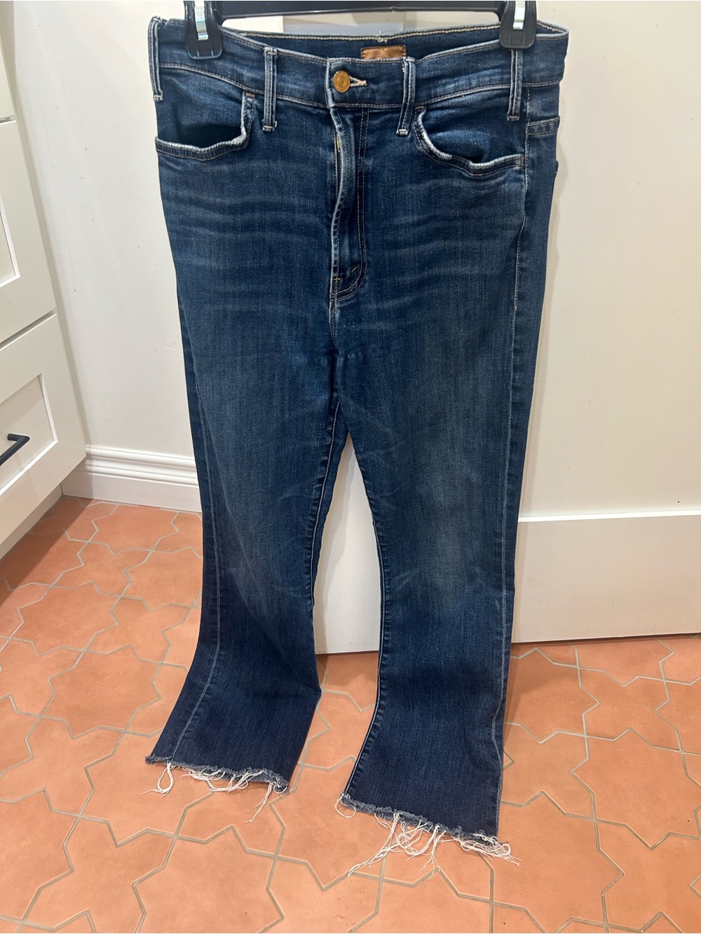 MOTHER The Hustler Ankle Fray - Picture 1 of 5